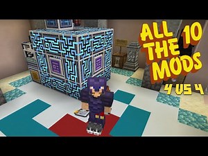 ATM10 4V4 SMP - Ep 08 - Auto-crafting And AE2 Cube!!!