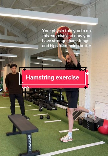 Eccentric Hamstring Exercise for Better Running Performance