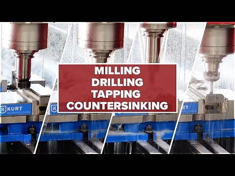 Milling, Drilling, and Tapping into 1018 Steel.