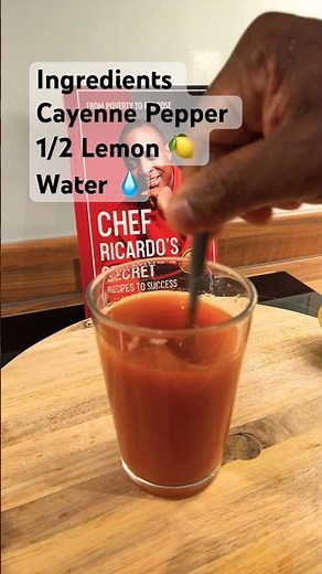 Morning cayenne pepper Drink