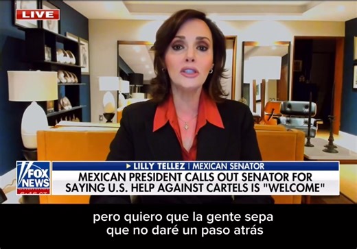1.1M views · 57K reactions | Siempre he denunciando la corrupción, sobreviví a un atentado y continué luchando por la justicia en México. Se equivoca Claudia Sheinbaum No me intimida. Digo la verdad, en defensa de los mexicanos. Entrevista de hoy, en vivo, muy temprano con Rachel Campos-Duffy en Fox News  | Lilly Téllez | Facebook
