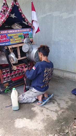 sabana lamak bana mudik baranam/ sekeluarga bersama becak motor @Kopi Kapal Api Pariaman to bogor #kopikapalapi #mudiklebaran #sumbar #jabar #infomudik