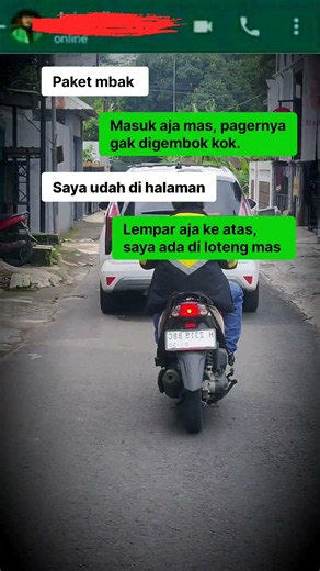 KANG ABSURD PACKAGE 🤭🤭 #funny #lol #cute #ojol #shorts