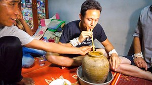 Village Food in Laos - SPICY CHILI WOOD and AUTHENTIC KHMU FOOD in Luang Prabang! | Migrationology
