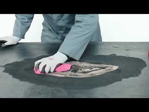 Conveyor belt repair through cold vulcanisation using 3M™ 3191 kit YouTube 360p