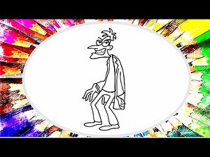 Learn to Draw Dr Doofenshmirtz from Phineas and Ferb