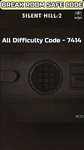 Silent Hill 2 Remake - Break Room Safe Code