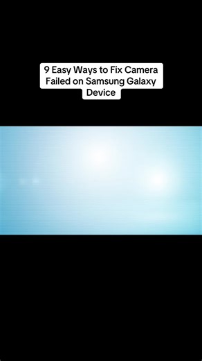 How to fix Camera failed on Samsung Galaxy? #howtofix #camerafailed #samsunggalaxy