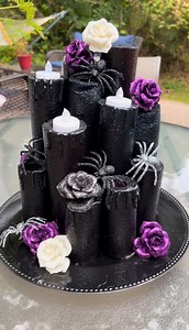 She did what with her pool noodles? This is the best way to reuse your old pool noodles for this upcoming spooky season! #diy #craft #halloween #pool | Lauren H