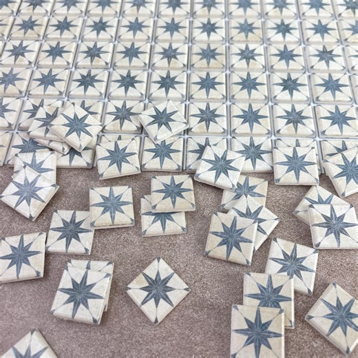 Dollhouse Flooring, Hobby Miniatures Floor Tiles, 1:12 Scale Small Square Tile - Etsy