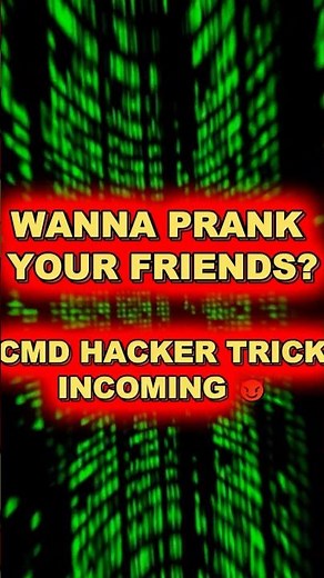 Prank your friends with cmd hacker trick #shorts #windows #shortsfeed