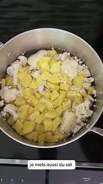 Purée de pomme de terre et chou-fleur