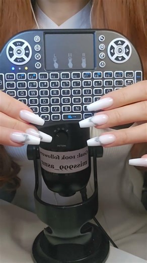 ASMR. Keyboard sound #keyboard #asmr #live #trending ##relaxing