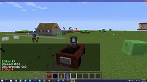 How to make a working car minecraft (no mods)