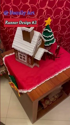 4 Christmas Table Runner Patterns 🌲 | Crochet Patterns #youtubeshorts #shorts #christmas #crochet