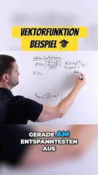 Vector function example 🎓 #mathebydanieljung #shorts