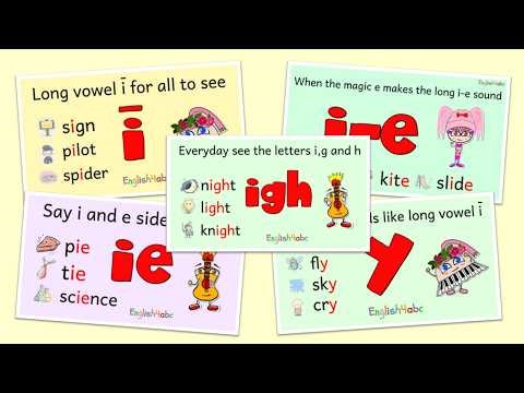 Long Vowel i Compilation — Ī, Magic e, IGH, IE & Y | Phonics for Kids