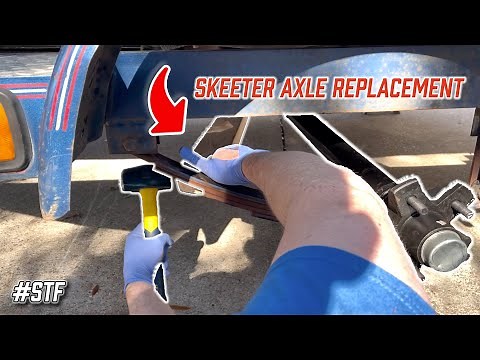 HOW TO Replace Your Skeeter EZ Loader Trailer AXLE!