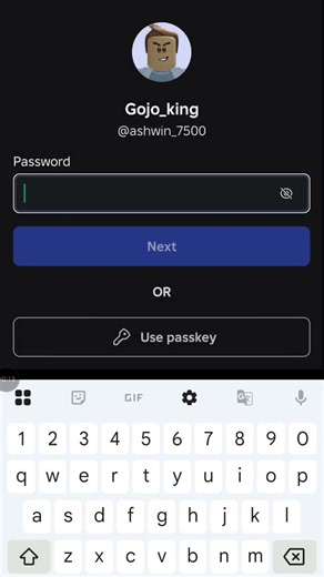 giving my id but don't change my password
