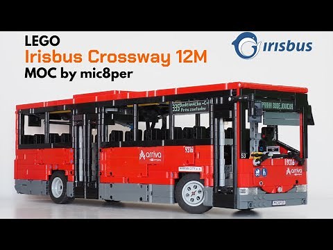 Irisbus Crossway 12M Regional Bus - LEGO Technic MOC - With Instructions