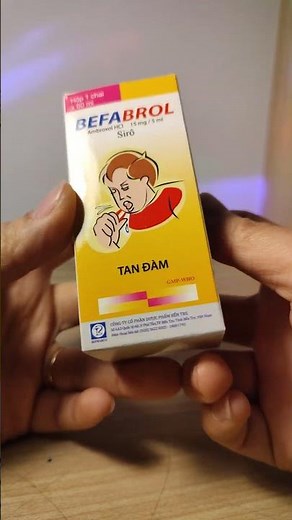 Befa brol syrup - a cough syrup for children.