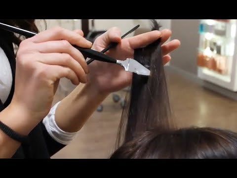 Calligraphy Cut – Live im Salon geschnitten