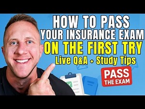 How To Pass Your Insurance Exam On The First Try