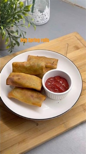 Chicken spring rolls with samosa sheet || How to make spring rolls