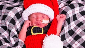 NICU babies at MU Children's Hospital get a special holiday visit