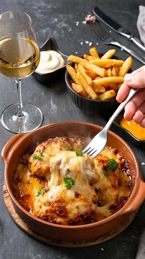 ✨ Poulet au Maroilles Gratiné : La Recette Qui Va Révolutionner Vos Repas ! 🤩 Vous cherchez THE recette parfaite ? Ne cherchez plus ! Aujourd'hui, je partage avec vous ma recette de Poulet au Maroilles Gratiné qui fait l'unanimité à chaque fois. Simple, délicieuse et garantie 100% succès ! 👨‍🍳💕 📋 INGRÉDIENTS : 1. Pour le poulet gratiné : 2. 4 blancs de poulet 3. 1 fromage Maroilles (environ 200 g), coupé en morceaux 4. 20 cl de crème liquide entière (30% MG de préférence) 5. 1 c. à soupe d'