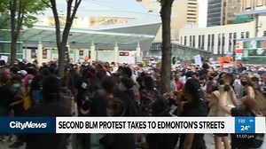 5.4K views · 51 reactions | A second Black Lives Matter protest took to Edmonton streets Friday night. Darcy Ropchan with more. | CityNews Edmonton | Facebook