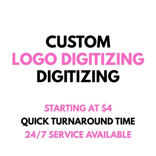 Custom Embroidery Digitizing, Logo Digitizing, Embroidery Digitizing Service, Image Digitizing Embroidery, Custom Digitize - Etsy