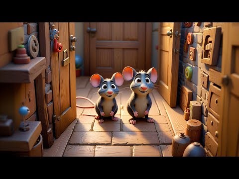 Mouse’s Marvelous Maze Mission 🐭🌀 | Fun Kids Adventure Song | Preschool Learning Video