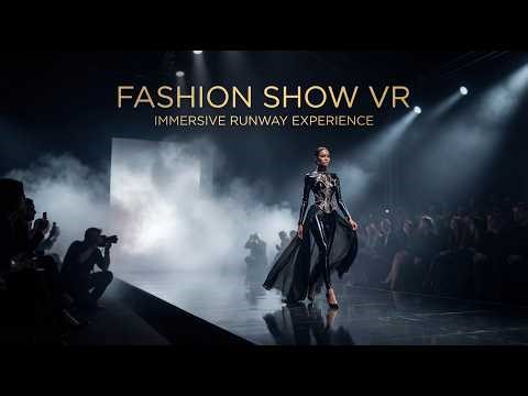 Luxury Fashion Show VR | Immersive Runway Experience 8K