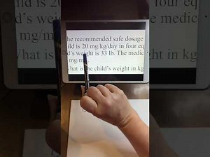 Pediatric safe dose range