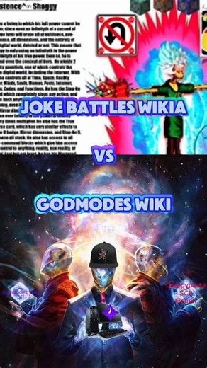 Joke battles wikia vs Godmodes wiki #powerscaling #whoisstrongest #vs #fypシ #fyp #edit