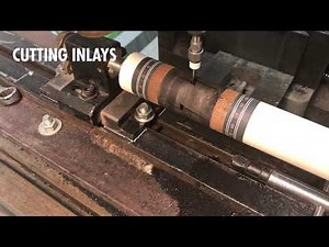 Cutting Pool Cue Inlays