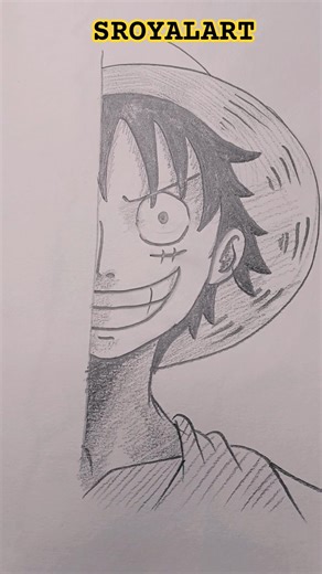 I Draw Monkey D Luffy #shortsfeed #anime #shorts #viralshorts