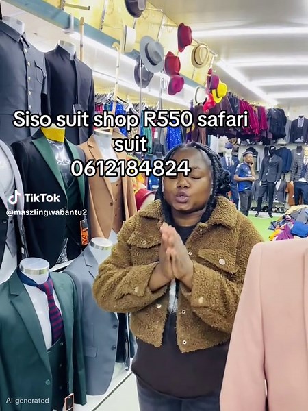 Discover Siso Suit Shop in Johannesburg for Safari Suits