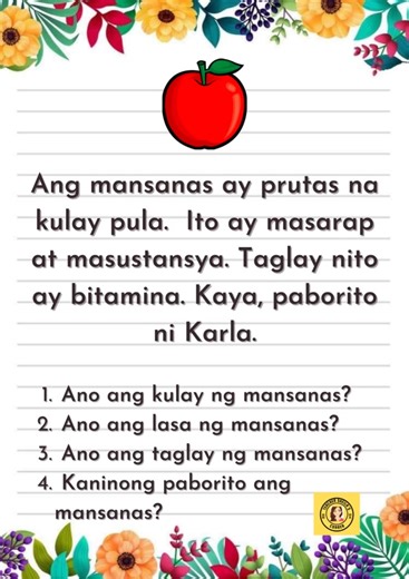 3.4K views · 14 reactions | Magbasa ng Maiikling Kwento Unlock exclusive benefits for your kids on FB at Teacher Sheila's Corner Subscriber. Subscribe now for fun, engaging, enjoyable activities and other special, exciting teaching-learning materials. Thanks. #teachersheilascorner #educationalcontent #activefollowers #everyonefollowers #learningmaterialsforkids #maiiklingkwento | Teacher Sheila's Corner | Facebook