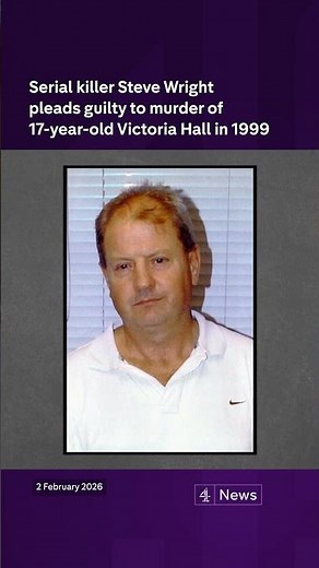 Serial killer Steve Wright pleads guilty to murder of 17-year-old Victoria Hall in 1999