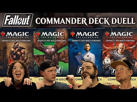 Magic Fallout Commander Deck Tutorial Match | Magic the Gathering spielen lernen | Universes beyond