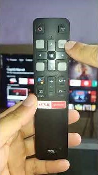 Como funciona o controle remoto da Smart TV TCL