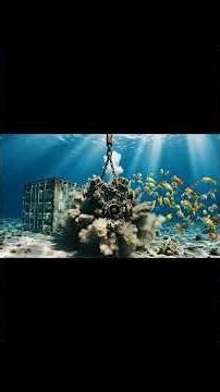 “Ship Engine Found Inside Sunken Container 😳 Full Restoration #shorts”