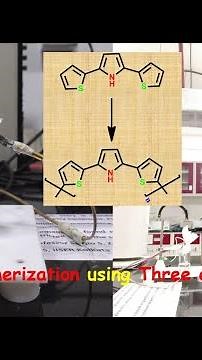 Electrochemical polymerization using three electrode cell