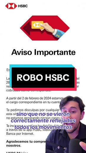 ¿Te paso o conoces a alguien que le haya pasaro? #abogados #abogadostiktok #HSBC #bancos #cargosindebidos #robohsbc #condusef #tarjetadedebito