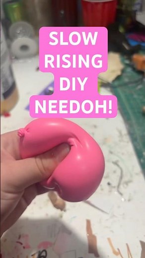 DIY HOMEADE NEEDOH!#homemade#diy#needoh#stressball#satisfying#craft#fidget#creative#tutorial#squishy