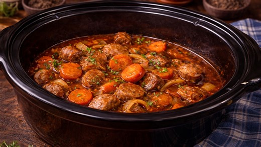 Hearty sausage casserole made easy in a slow cooker