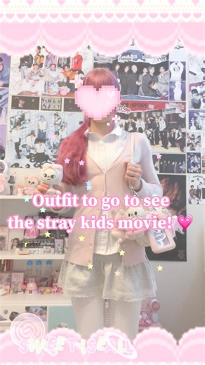 Ootd for the stray kids movie💗 #kpop #straykids #cutecore #kawaii #outfit #fashion #cute