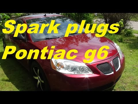 Pontiac g6 spark plug change
